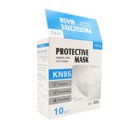 custom printed rectangular box for packaging face masks