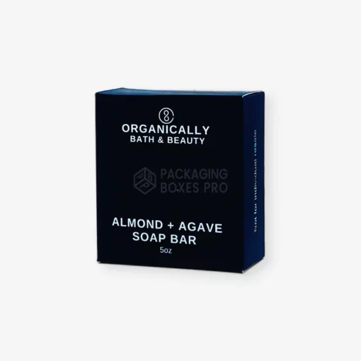 custom folding cartons with black printing for soaps