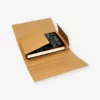 brown kraft corrugated book packaging box
