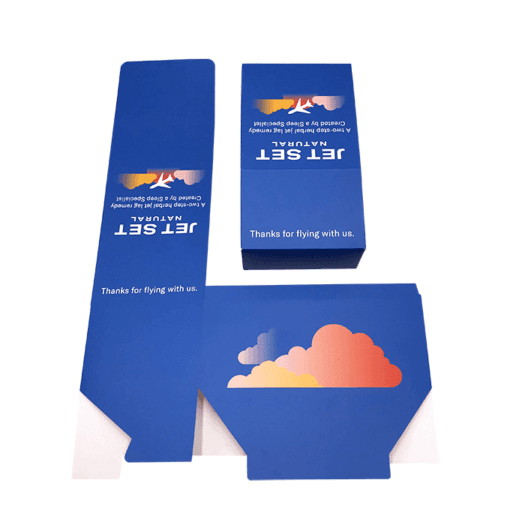 blue counter display box
