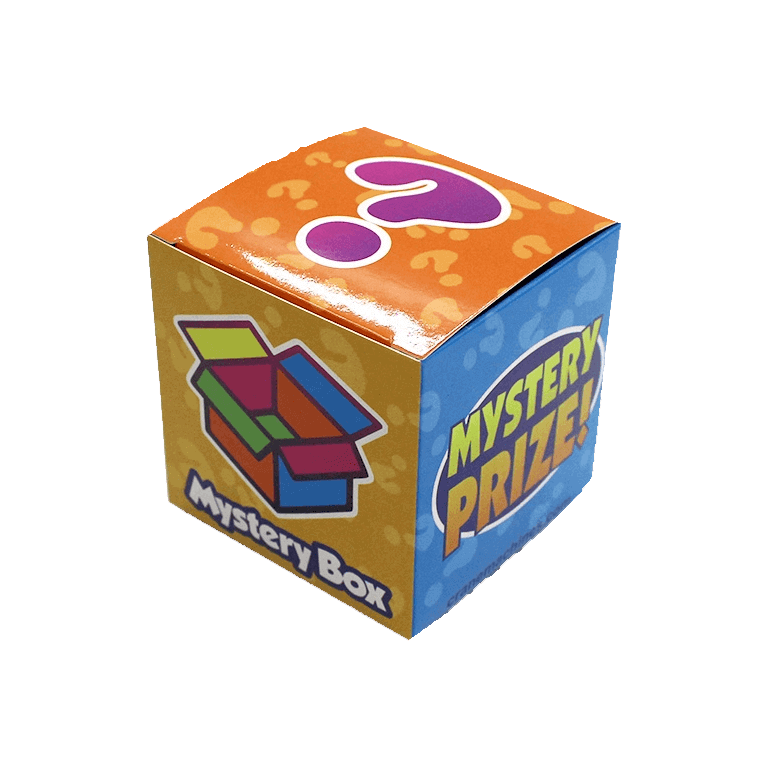 cube shaped toy packaging box for mystery prize
