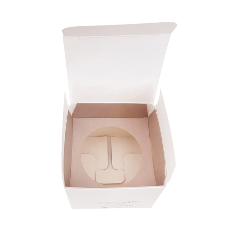 custom cosmetic cream packaging box with custom insert