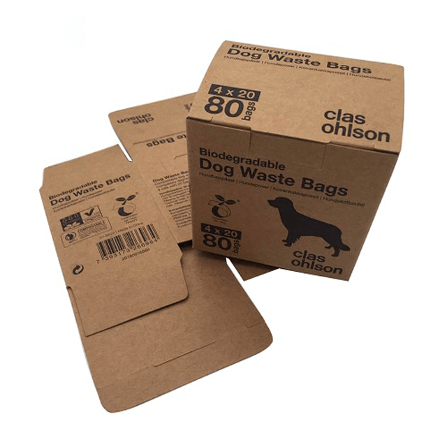 custom kraft boxes packaging with black printing