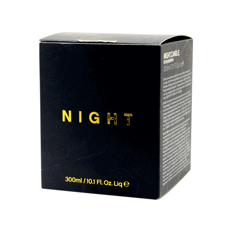 custom boxes printed in black cube shaped box with gold foil printing