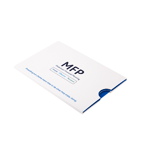 custom printed business card sleeve