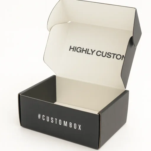 inside and outside printed cardboard boxes