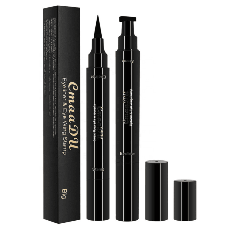 eyeliner packaging boxes printed in black