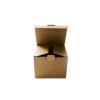 kraft bux board packaging box with tab lock