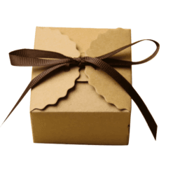 kraft favor box