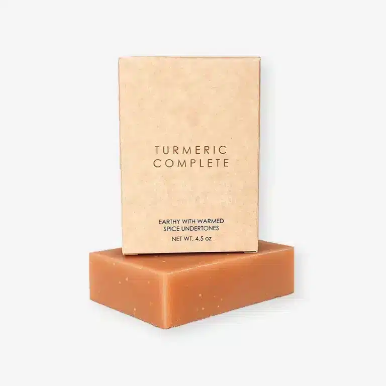 soap box with 2 color printing on brown kraft cardstock