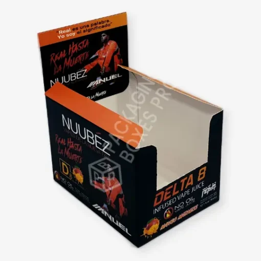 orange black display box