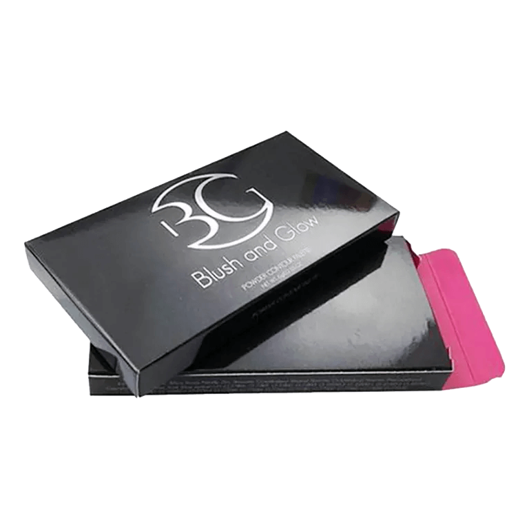 paperboard box for eyeshadow palette in gloss lamination