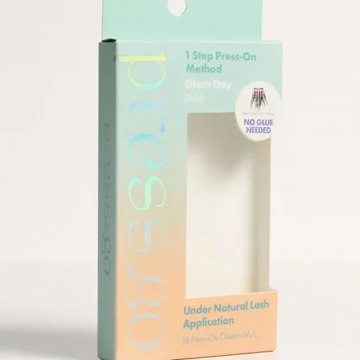 Hang Tab Packaging Boxes 7 hang tab box with foil printing and window