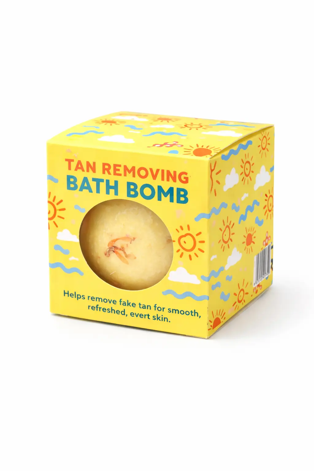 Custom Bath Bomb Packaging Boxes 4 yellow bath bomb packaging box printed with a pattern