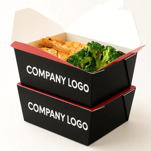 Chinese Take Out Boxes 5 black and red takeout box