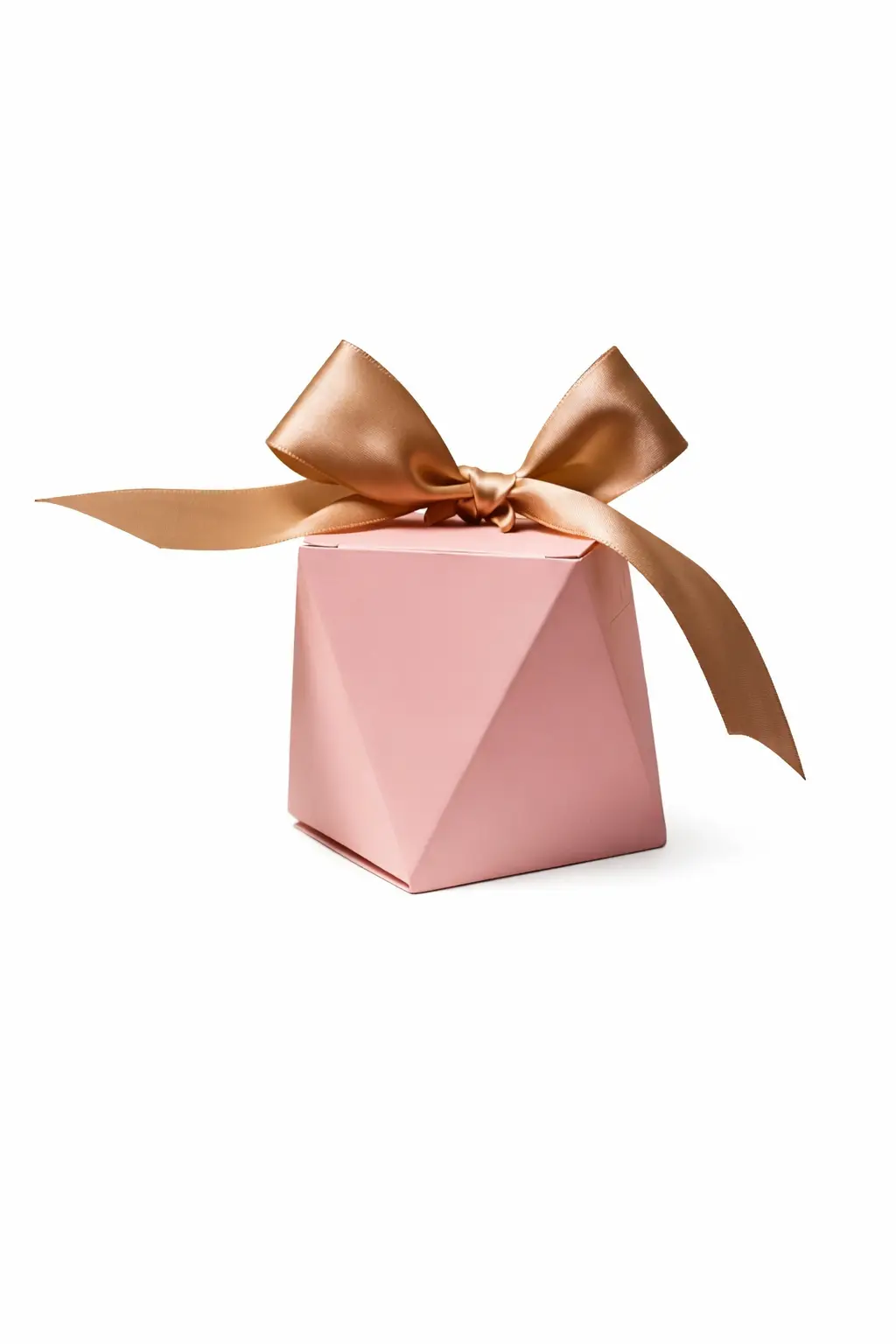 Custom Chocolate Boxes 2 pink chocolate gift box with ribbon
