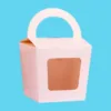 Eco-friendly cupcake box made from recycled materials