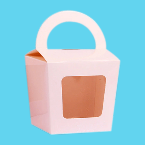 cupcake boxes packaging with handle
