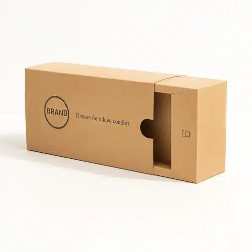 Sunglasses Packaging Boxes 7 kraft material sliding box for sun glasses