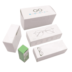 Sunglasses Boxes with custom logo printed in black