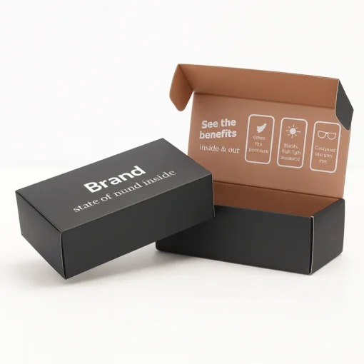 Sunglasses Packaging Boxes 6 sun glasses mailer box custom printed