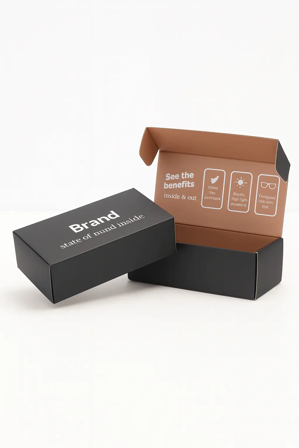 Sunglasses Packaging Boxes 3 sun glasses mailer box custom printed