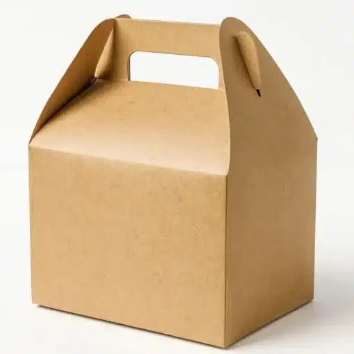 Custom Window Gable Boxes 6 kraft gable boxes