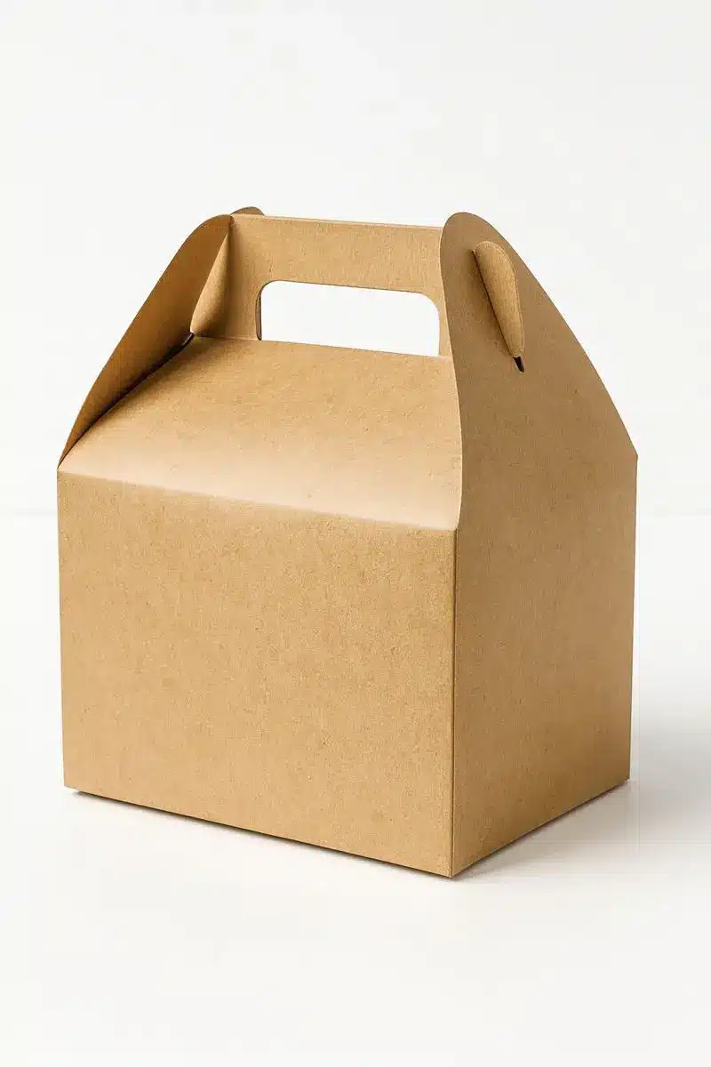 Custom Window Gable Boxes 3 kraft gable boxes