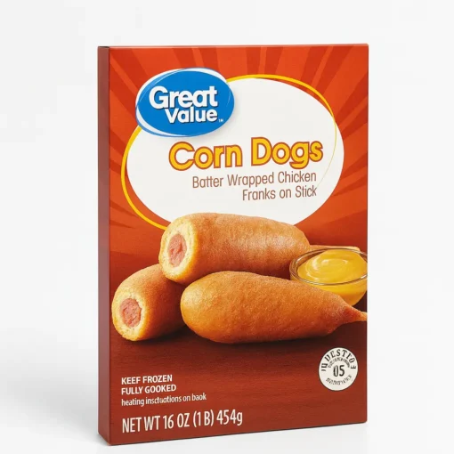 custom printed box for frozen corn dogs