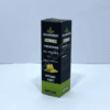 matte black and green cmyk printing on dropper bottle packaging
