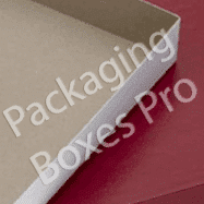 recycled c1s paperboard. ivory from outside and grey from inside