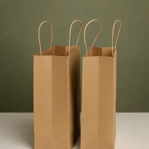 Custom Paper Bags 5 brown paper bags
