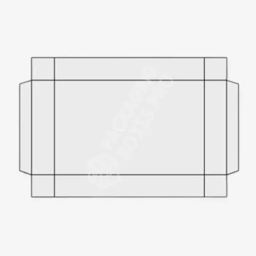 custom tray dieline