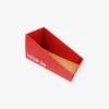 red stadium cut shelf ready display