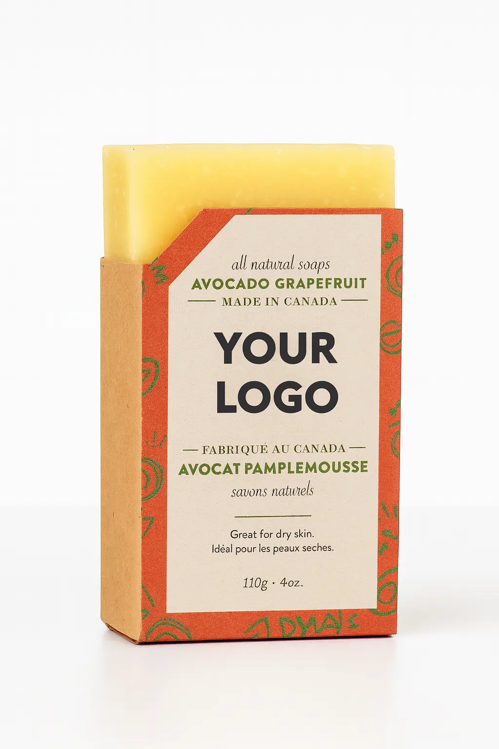 Custom Kraft Soap Boxes 1 vibrant printing on kraft material with custom box style